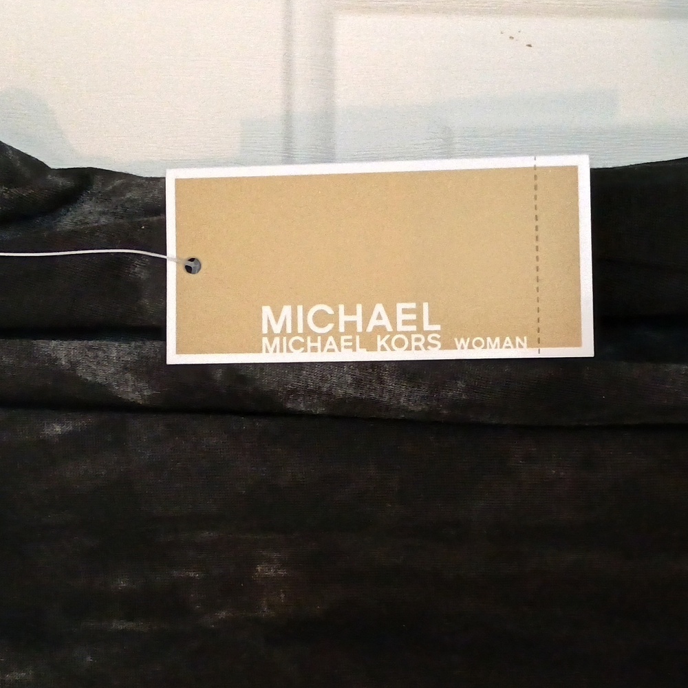 Michael By Michael Kors Black And Grey Sleeveless Dress 1X NWT - Picture 5 of 7